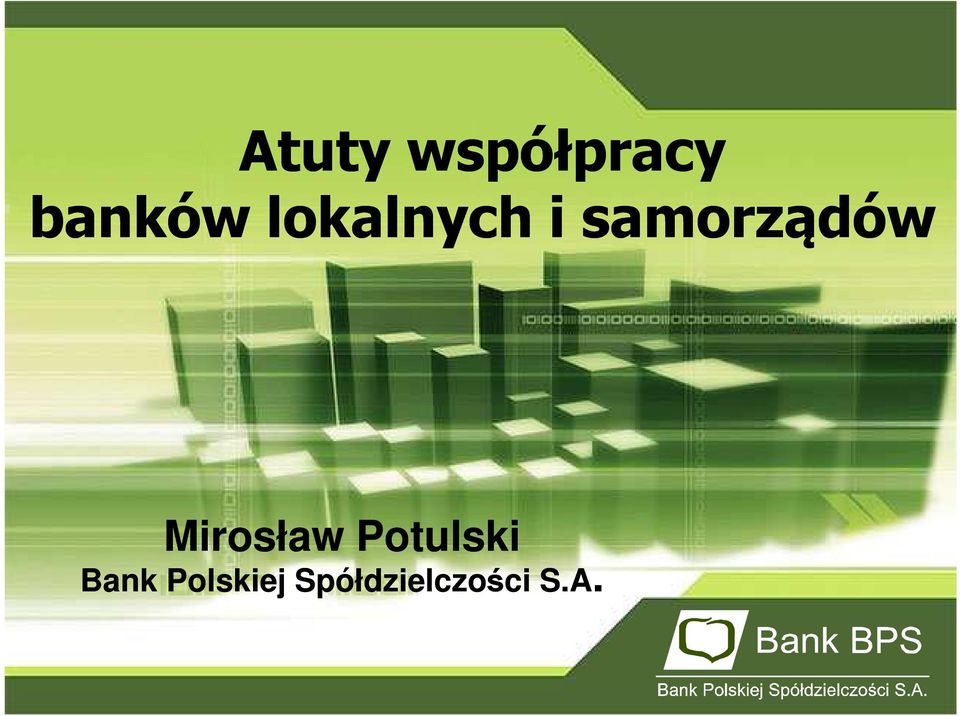 Mirosław Potulski Bank