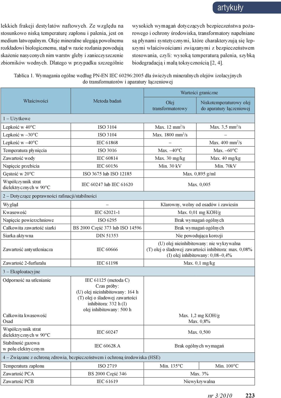 Dlatego w przypadku szczególnie wysokich wymagań dotyczących bezpieczeństwa pożarowego i ochrony środowiska, transformatory napełniane są płynami syntetycznymi, które charakteryzują się lepszymi