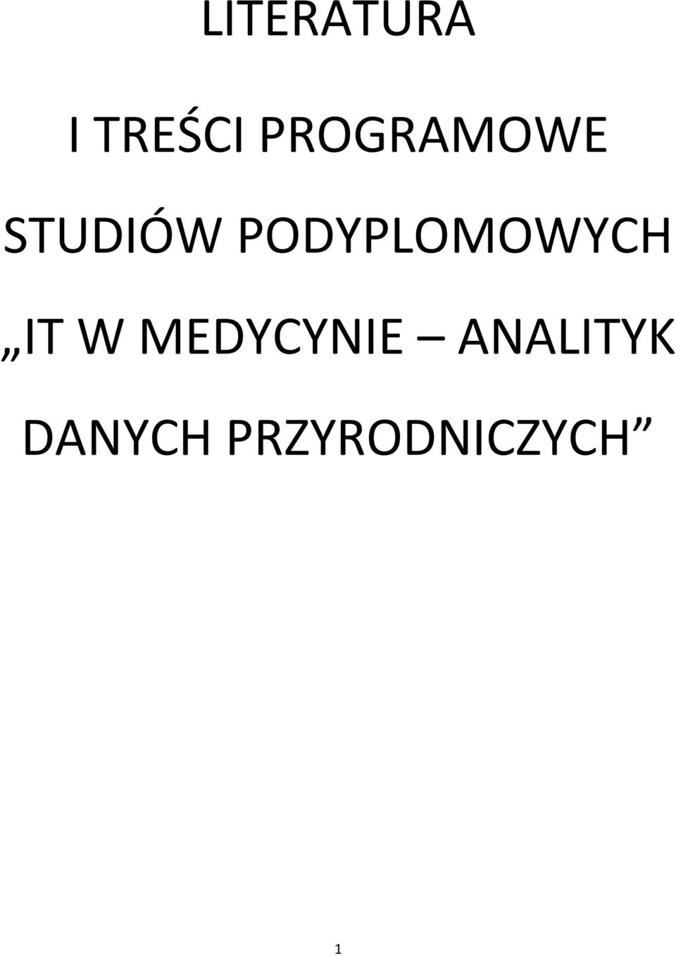 PODYPLOMOWYCH IT W