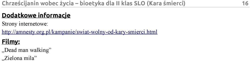 internetowe: http://amnesty.org.