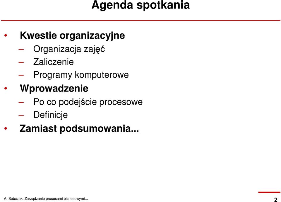 komputerowe Wprowadzenie Po co podejście
