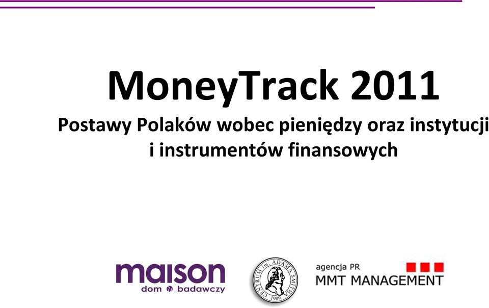 instytucji i instrumentów