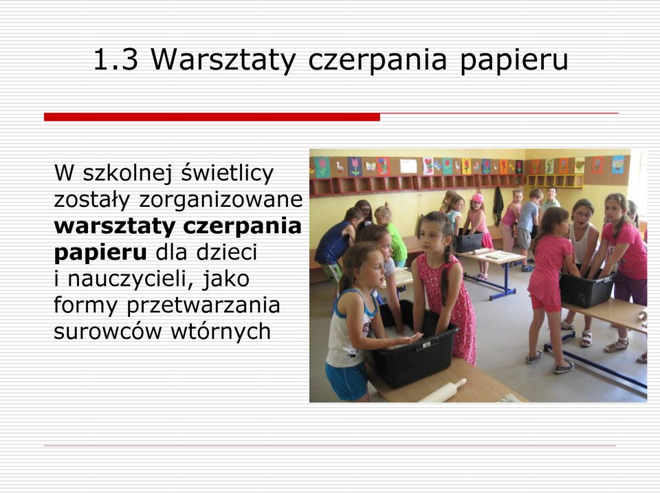 czerpania papieru dla dzieci i