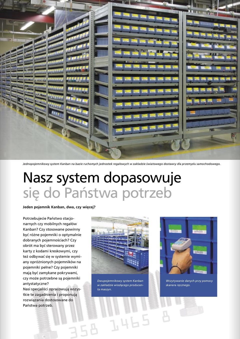 Czy stosowane powinny być różne pojemniki o optymalnie dobranych pojemnościach?
