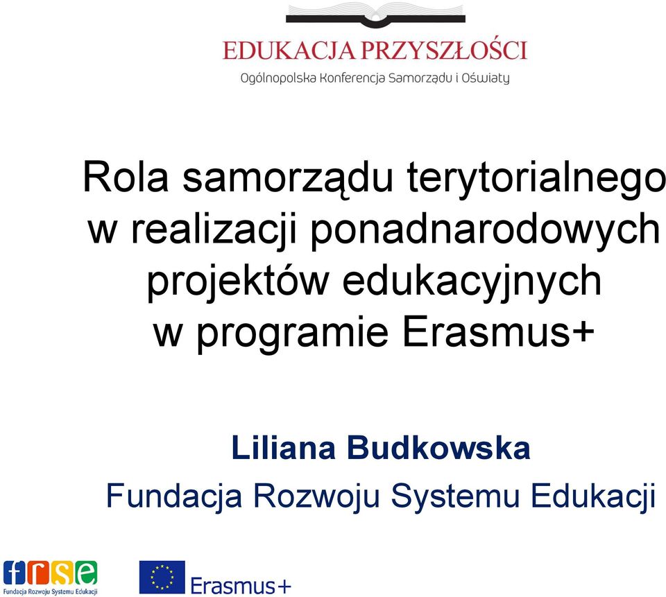 edukacyjnych w programie Erasmus+