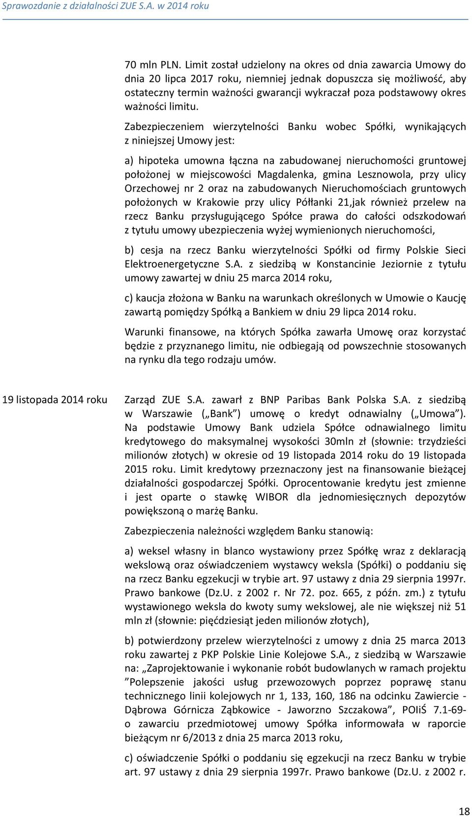 ważności limitu.
