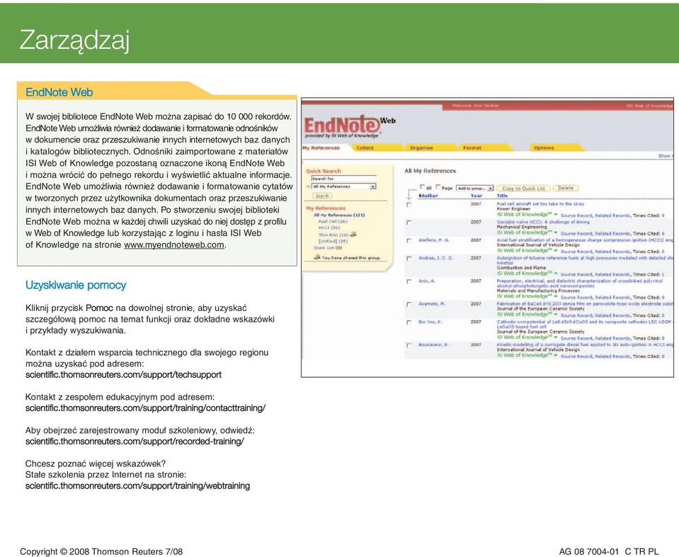 Odnośniki zaimportowane z materiałów ISI Web of Knowledge pozostaną oznaczone ikoną EndNote Web i można wrócić do pełnego rekordu i wyświetlić aktualne informacje.