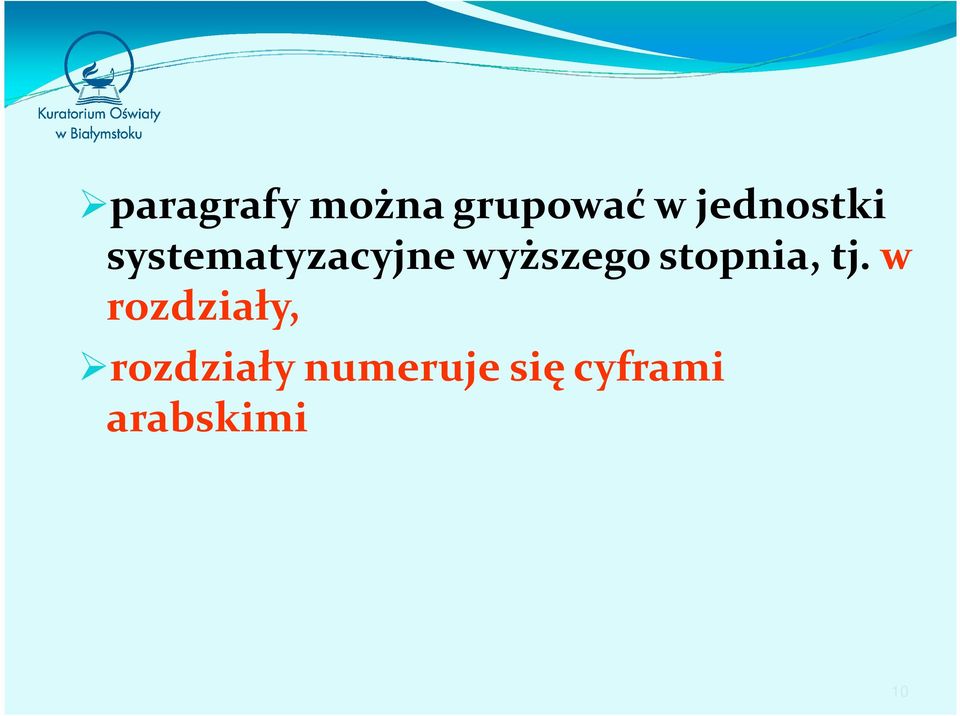 wyższego stopnia, tj.