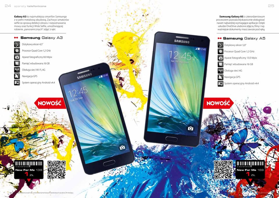Samsung Galaxy A5 z czterordzeniowym procesorem pozwala błyskawicznie obsługiwać nawet najbardziej wymagające aplikacje.