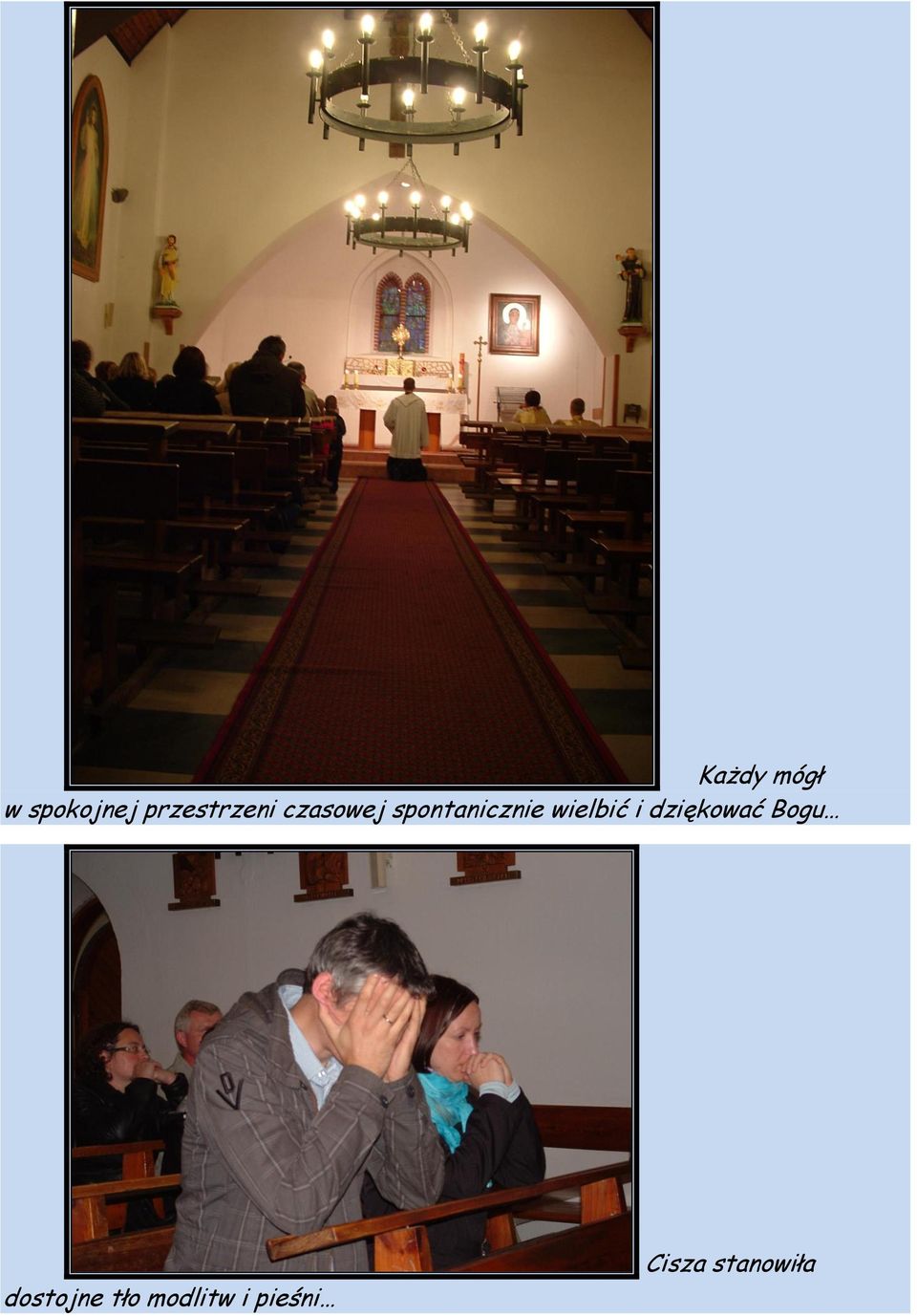 spontanicznie wielbić i