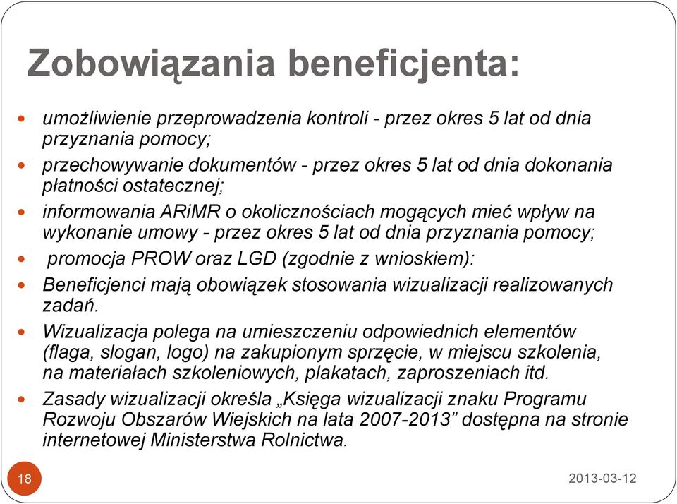 stosowania wizualizacji realizowanych zadań.