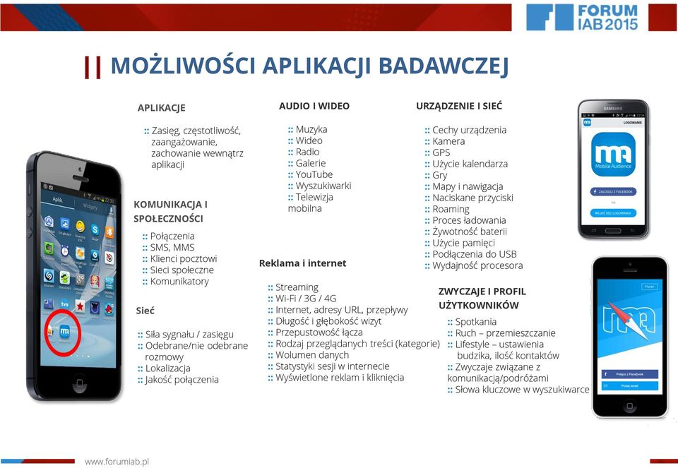YouTube :: Wyszukiwarki :: Telewizja mobilna Reklama i internet :: Streaming :: Wi-Fi / 3G / 4G :: Internet, adresy URL, przepływy :: Długość i głębokość wizyt :: Przepustowość łącza :: Rodzaj