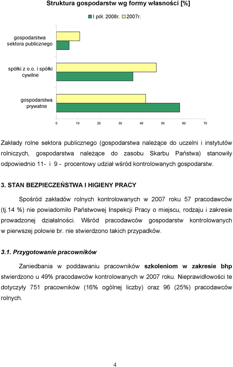 (gospodarstwa należące do uczelni i instytutów rolniczych, gospodarstwa należące do zasobu Skarbu Państwa) stanowiły odpowiednio 11- i 9 - procentowy udział wśród kontrolowanych gospodarstw. 3.