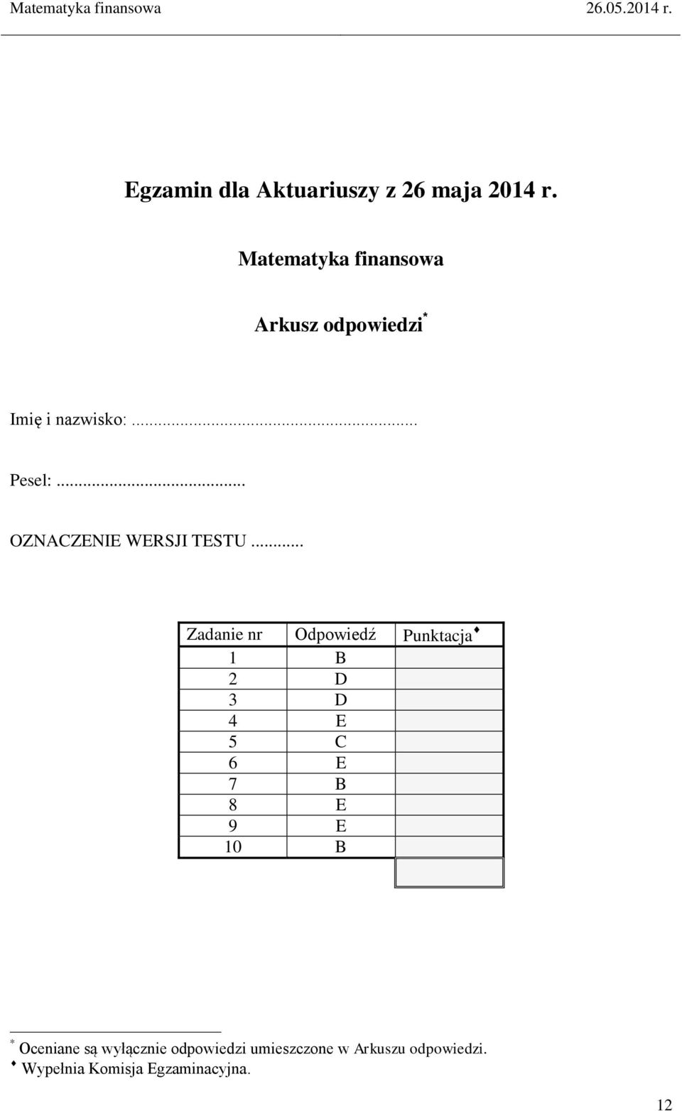 .. OZNACZENIE WERSJI TESTU.