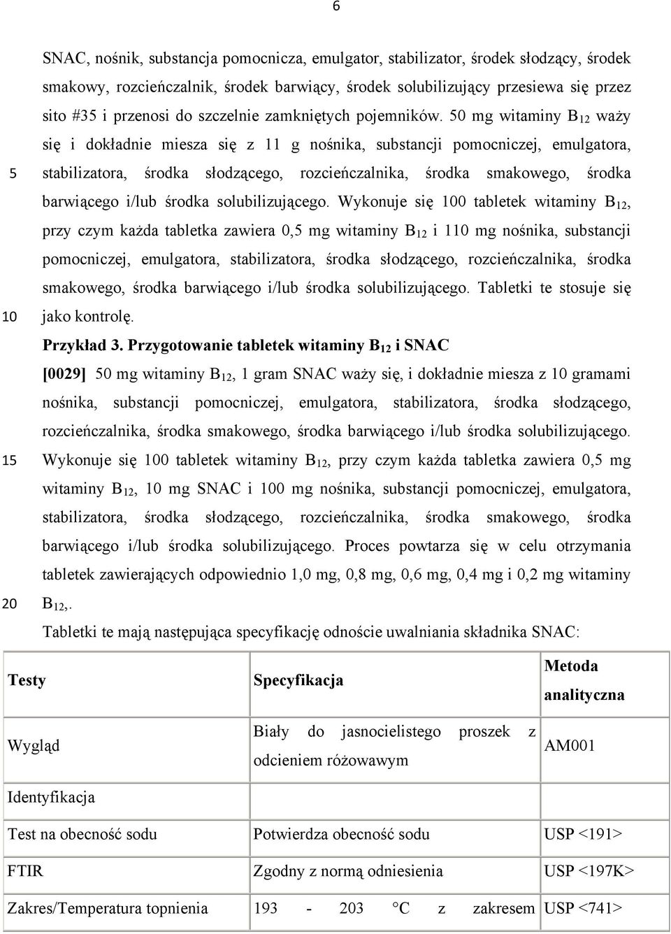 0 mg witaminy B 12 waży się i dokładnie miesza się z 11 g nośnika, substancji pomocniczej, emulgatora, stabilizatora, środka słodzącego, rozcieńczalnika, środka smakowego, środka barwiącego i/lub