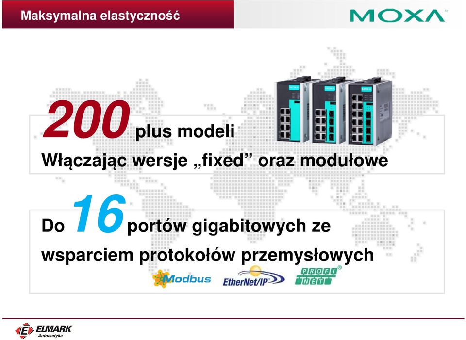 modułowe Do16 portów gigabitowych