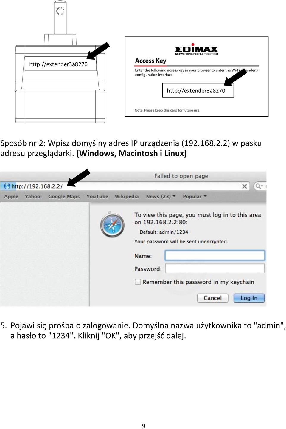 (Windows, Macintosh i Linux) 5. Pojawi się prośba o zalogowanie.