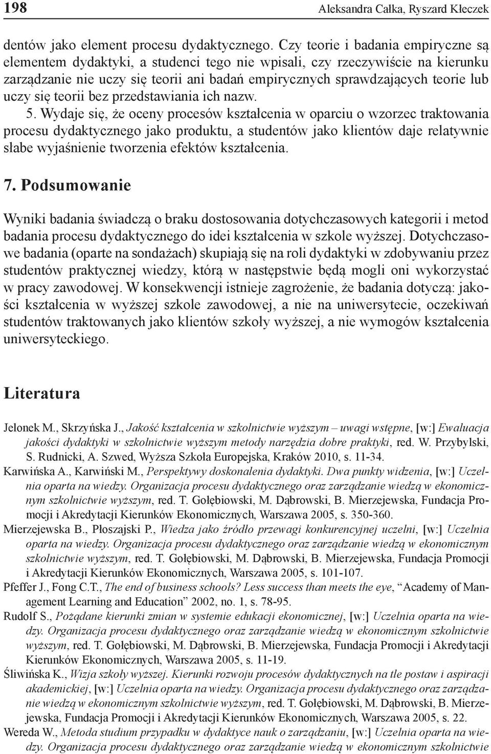 się teorii bez przedstawiania ich nazw. 5.