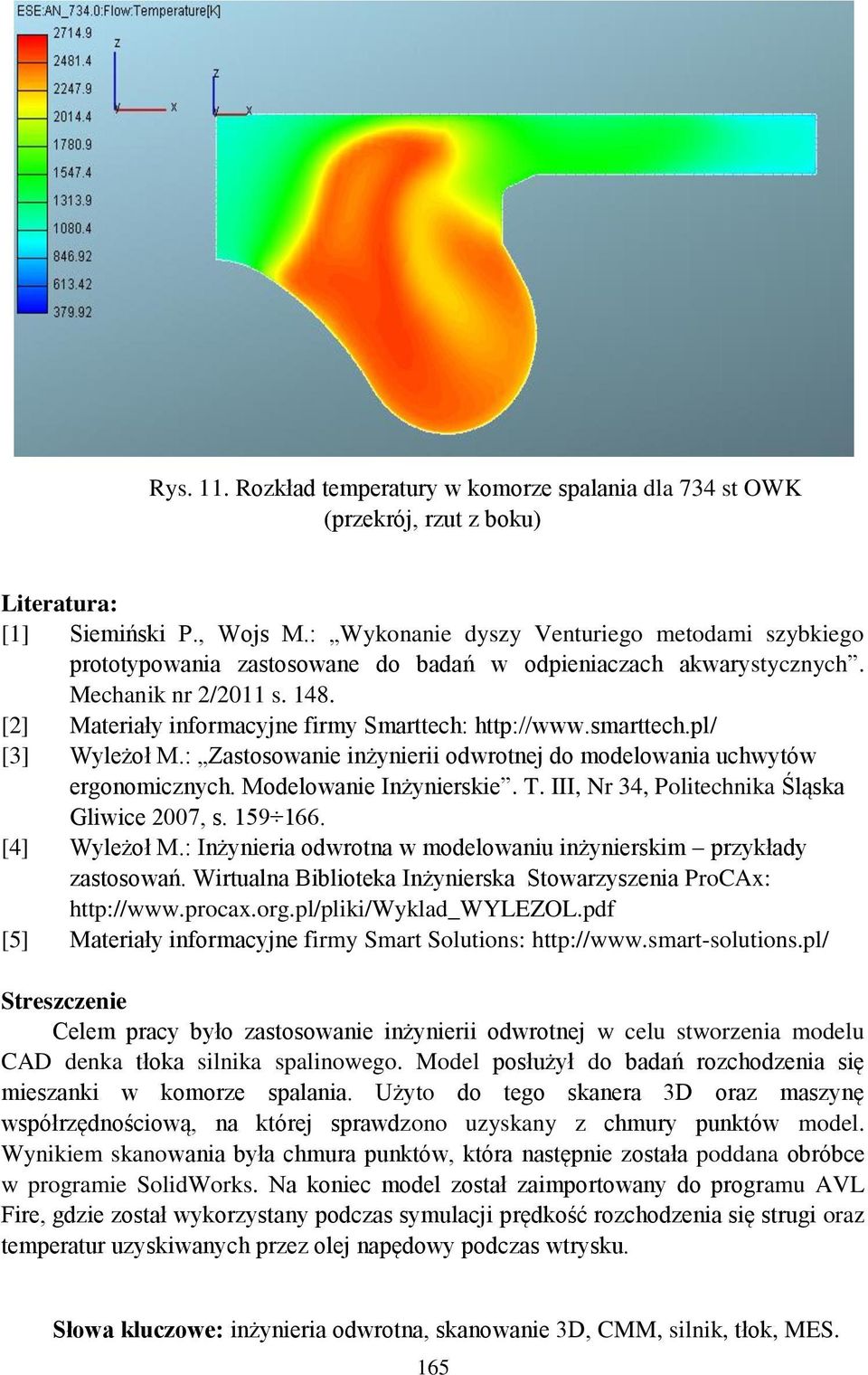smarttech.pl/ [3] Wyleżoł M.: Zastosowanie inżynierii odwrotnej do modelowania uchwytów ergonomicznych. Modelowanie Inżynierskie. T. III, Nr 34, Politechnika Śląska Gliwice 2007, s. 159 166.