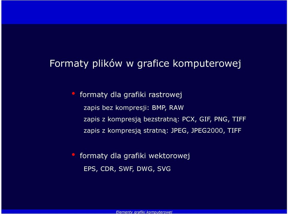 Jakiego Formatu Należy Użyć Do Zapisu Obrazu Z Kompresją Stratną