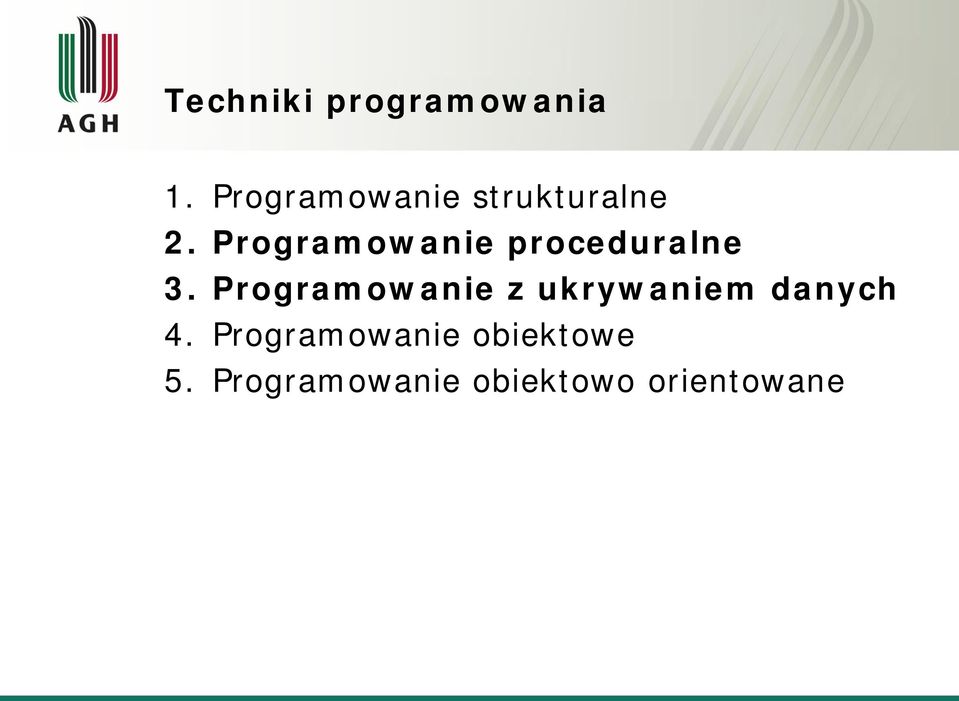 Programowanie proceduralne 3.