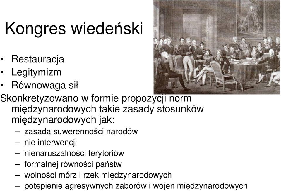 suwerenności narodów nie interwencji nienaruszalności terytoriów formalnej równości