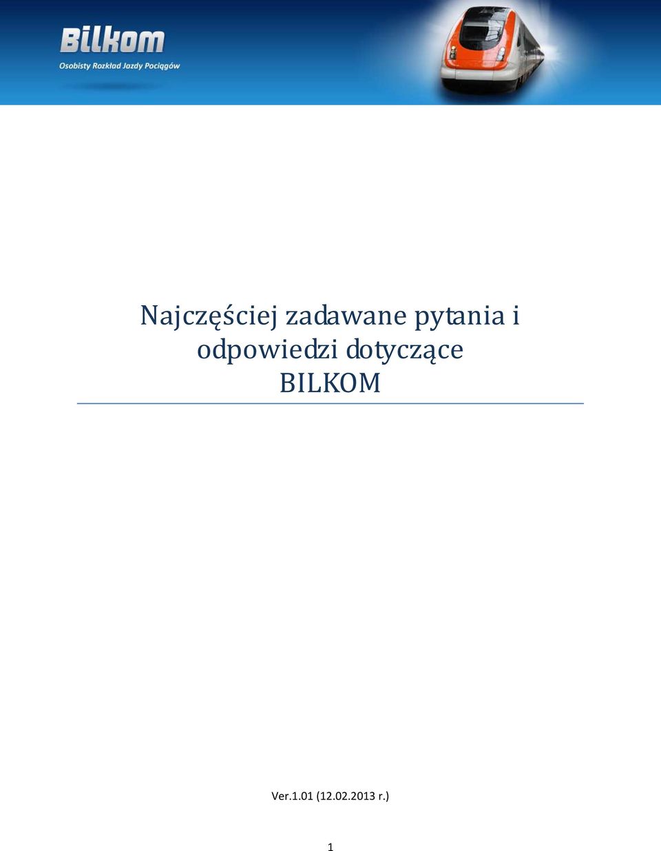 dotyczące BILKOM Ver.