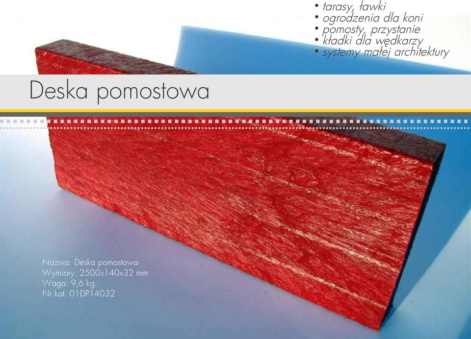 architektury Deska pomostowa Nazwa: Deska