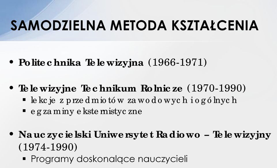 zawodowych i ogólnych egzaminy eksternistyczne Nauczycielski