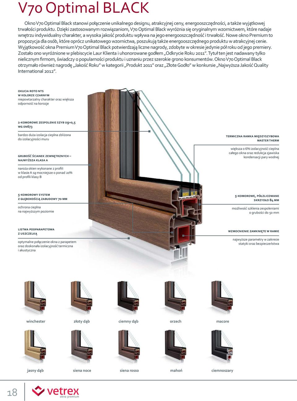 trwałość. Nowe okno Premium to propozycja dla osób, które oprócz unikatowego wzornictwa, poszukują także energooszczędnego produktu w atrakcyjnej cenie.