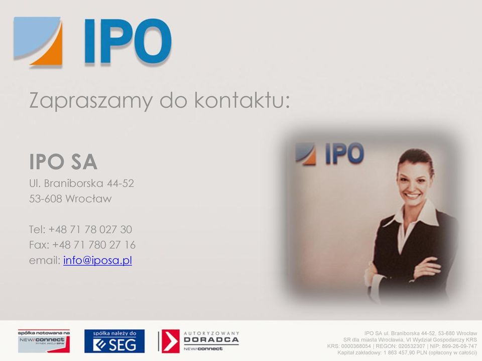 info@iposa.pl IPO SA ul.