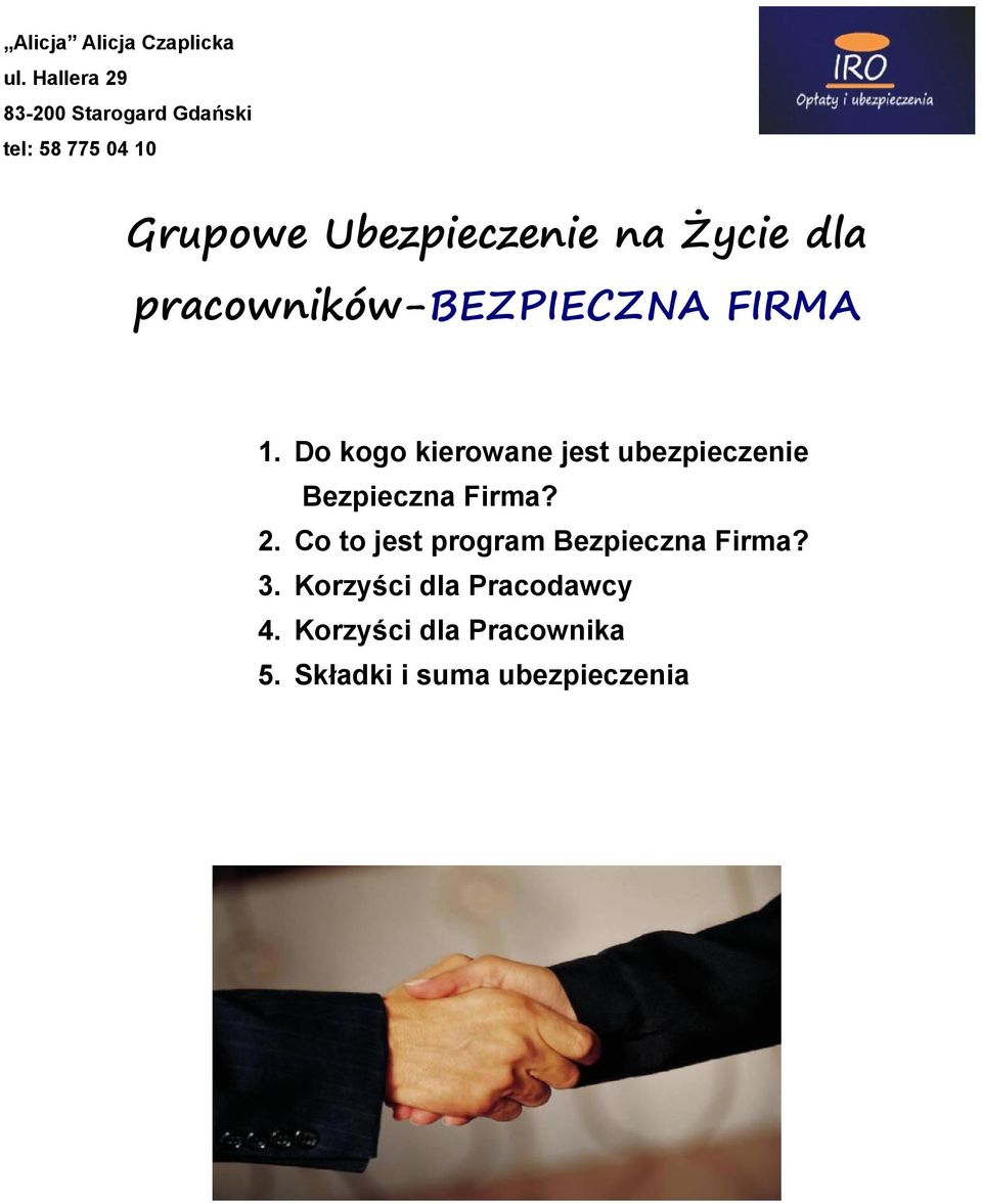 Co to jest program Bezpieczna Firma? 3.