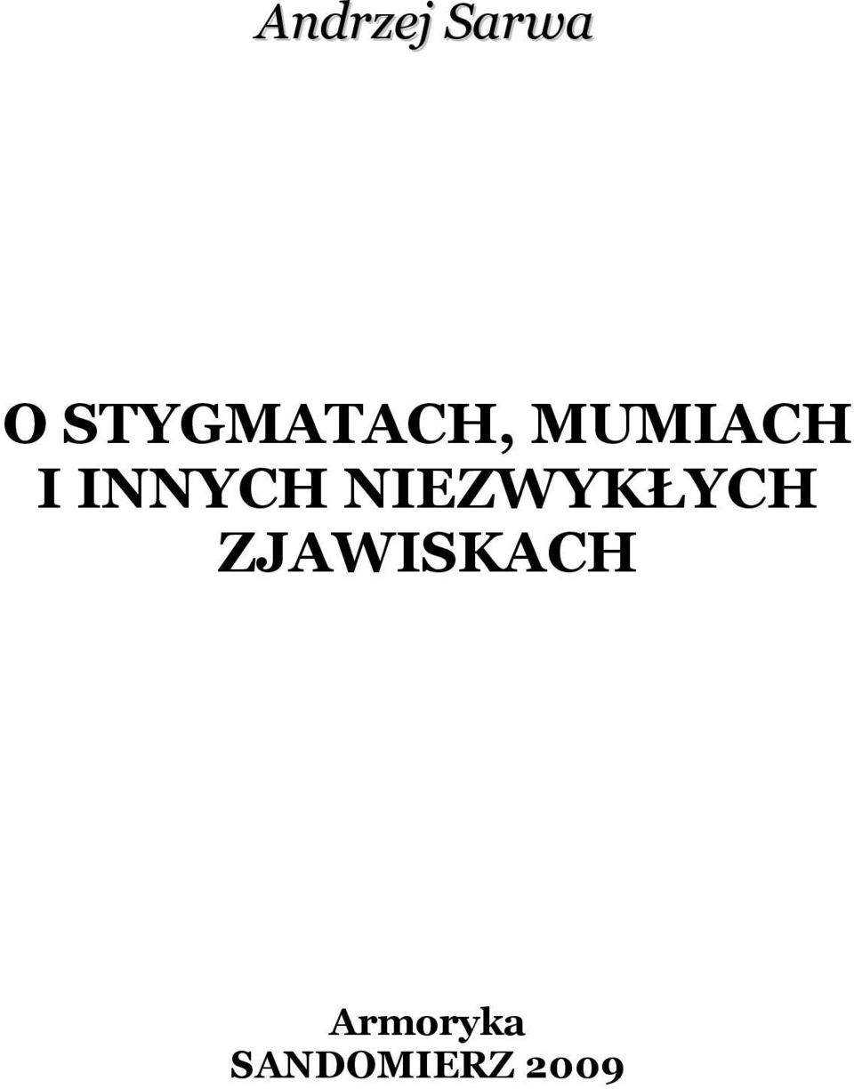 INNYCH NIEZWYKŁYCH