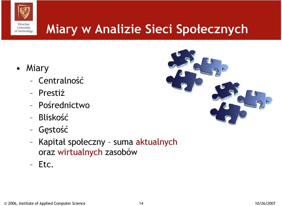 Bliskość Gęstość Kapitał społeczny