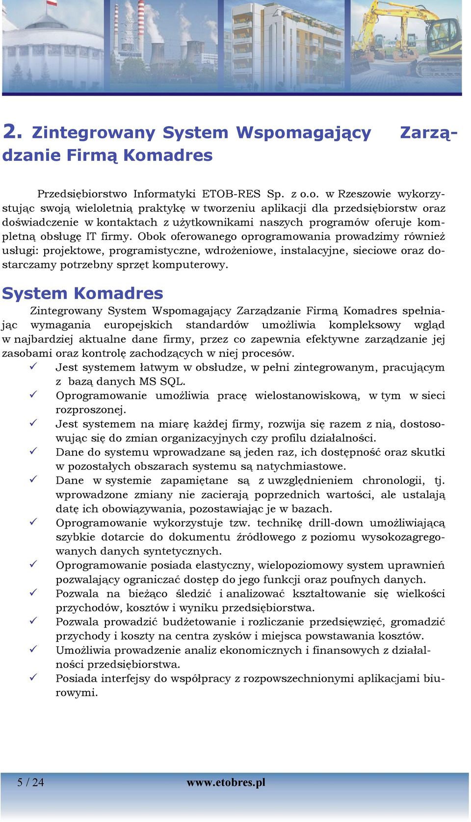 agający Zarządzanie Firmą Kom