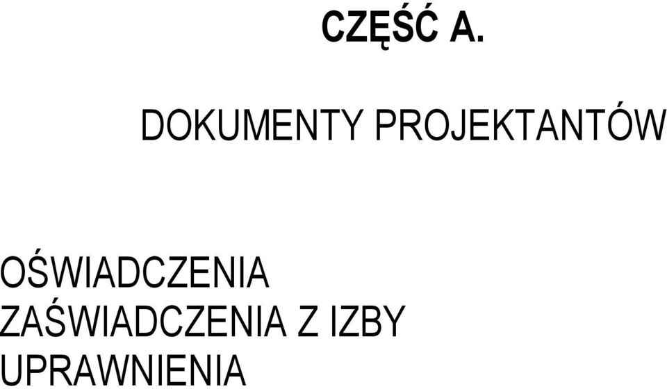 PROJEKTANTÓW