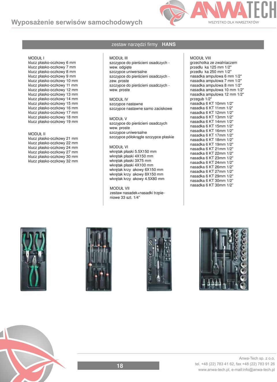 płasko-oczkowy 19 mm MODUŁ II klucz płasko-oczkowy 21 mm klucz płasko-oczkowy 22 mm klucz płasko-oczkowy 24 mm klucz płasko-oczkowy 27 mm klucz płasko-oczkowy 30 mm klucz płasko-oczkowy 32 mm MODUŁ