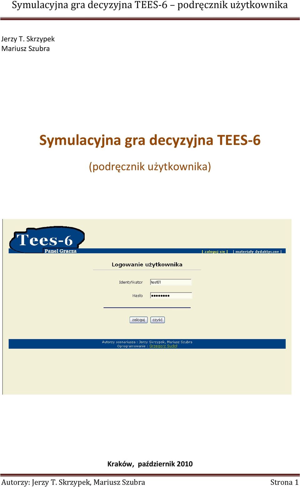 decyzyjna TEES-6 (podręcznik użytkownika)