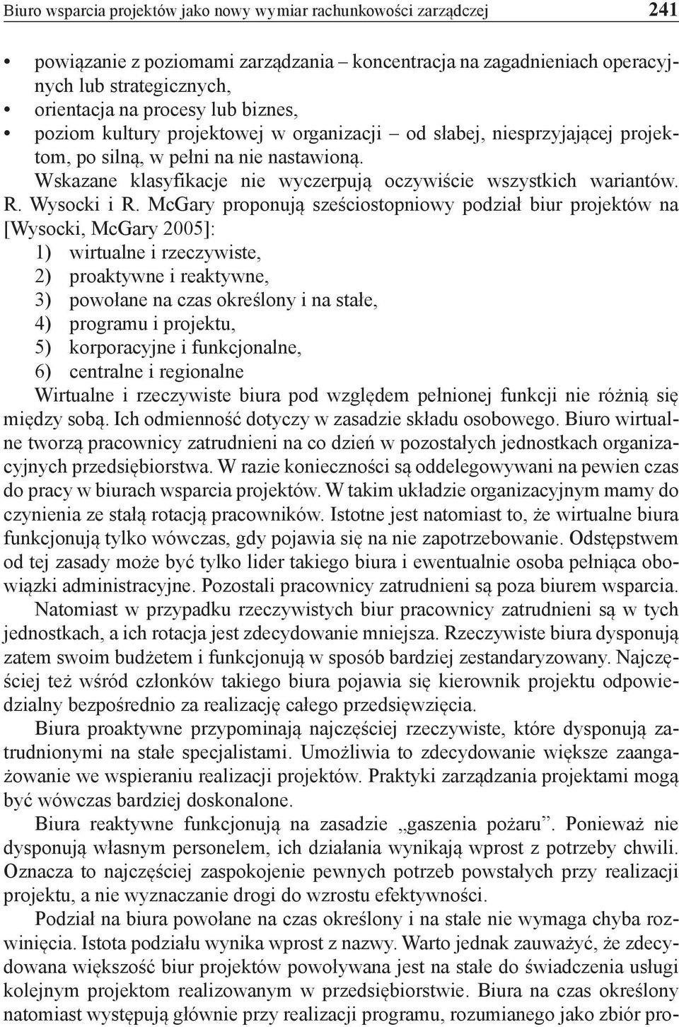 Wysocki i R.