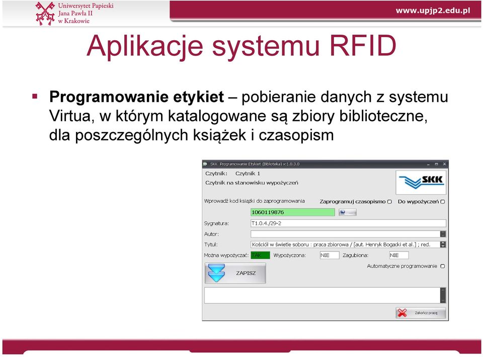 Virtua, w którym katalogowane są zbiory