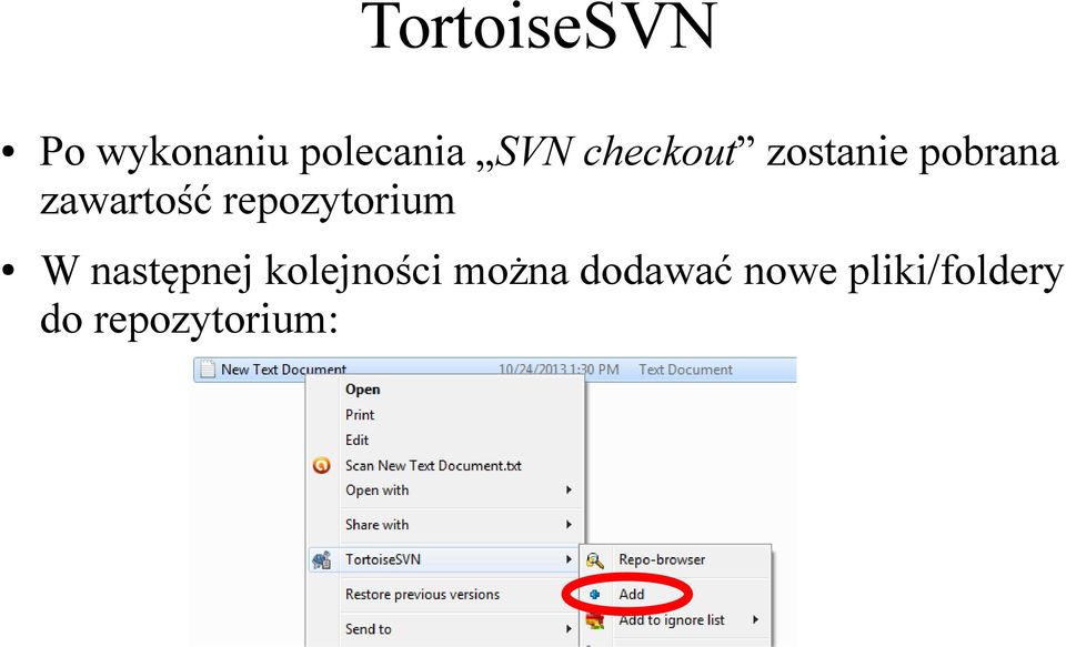 repozytorium W następnej kolejności
