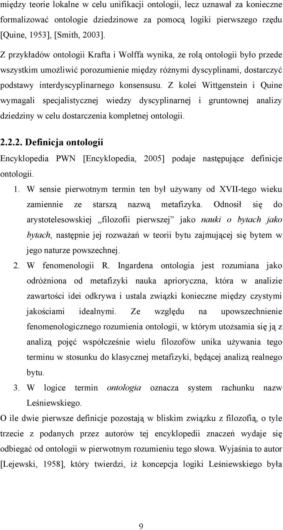 Datowanie drugiej definicji bazowej