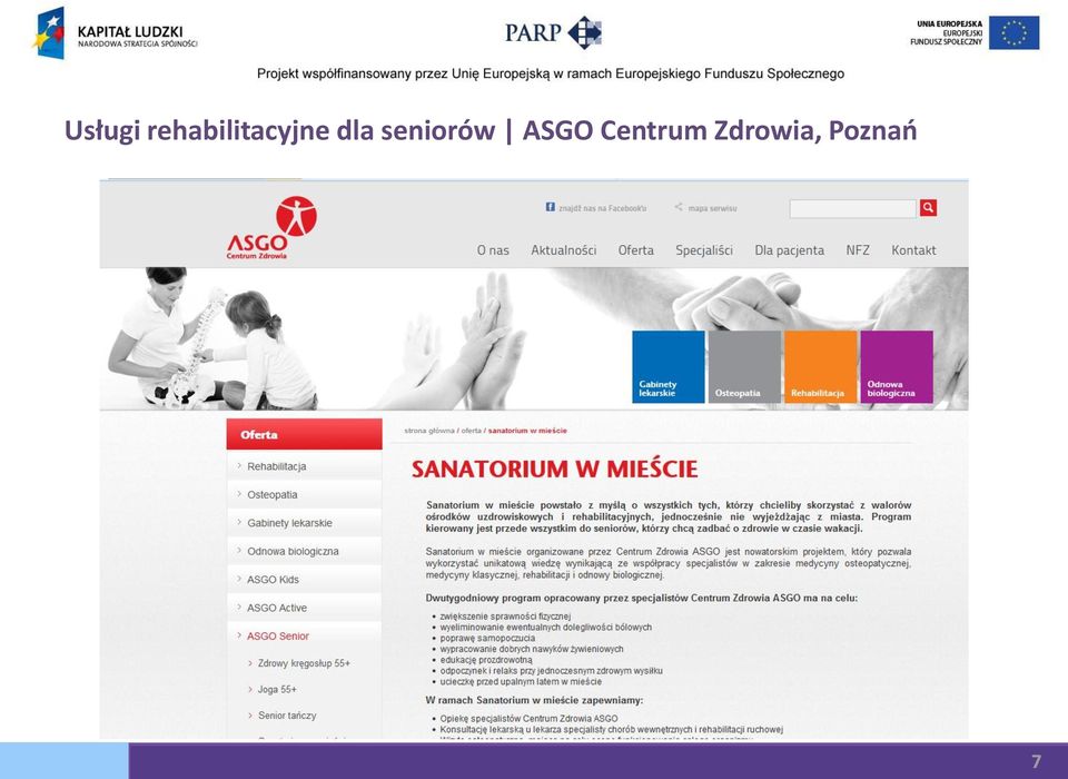 dla seniorów