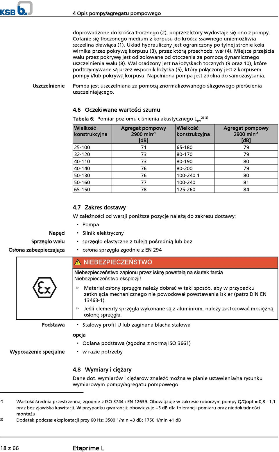 Układ hydrauliczny jest ograniczony po tylnej stronie koła wirnika przez pokrywę korpusu (3), przez którą przechodzi wał (4).