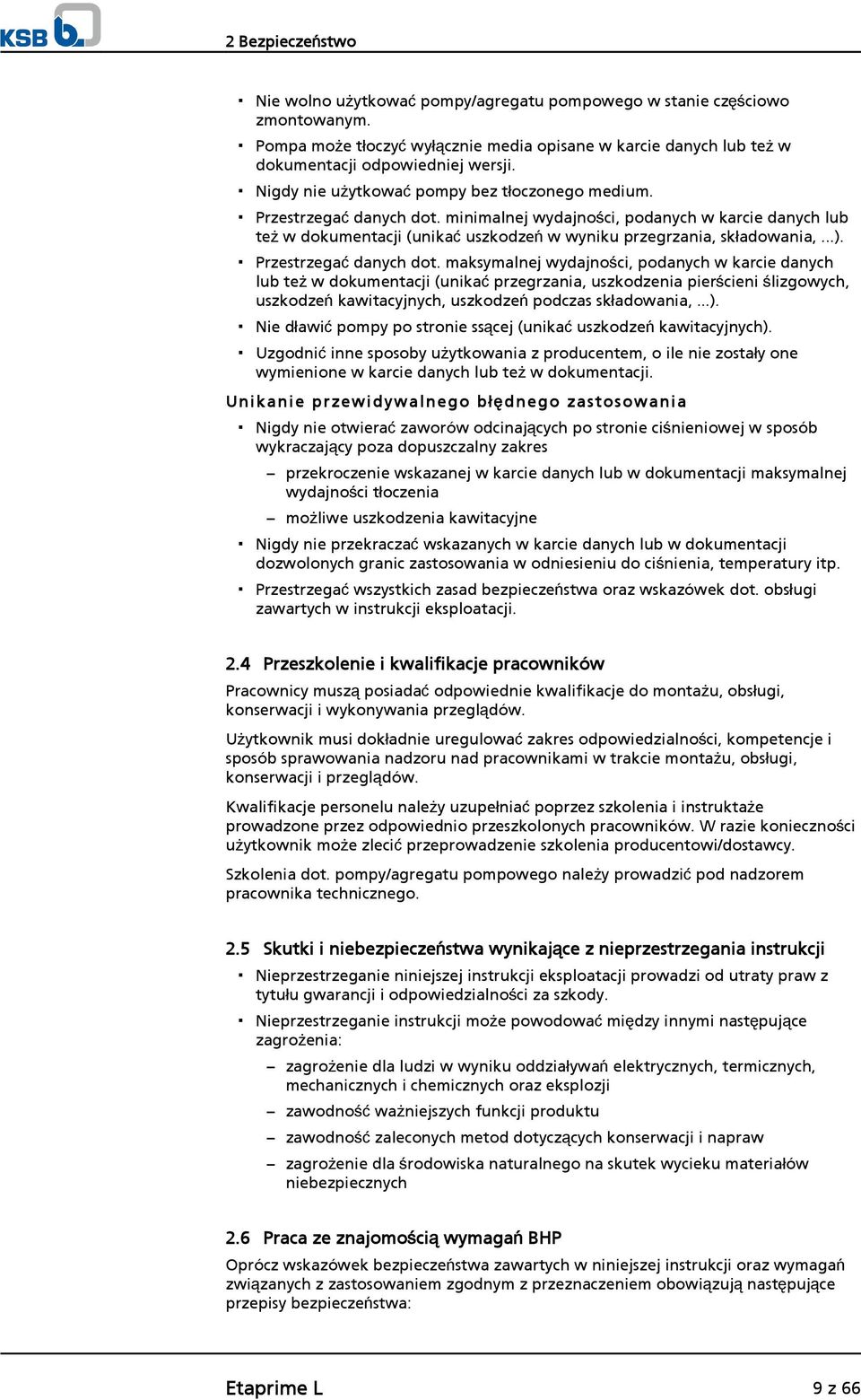 Przestrzegać danych dot.