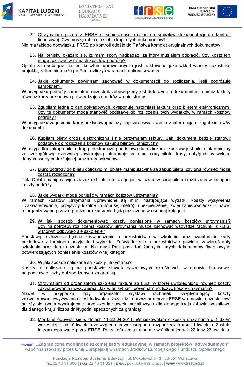 Czy koszt ten mogę rozliczyć w ramach kosztów podróży?