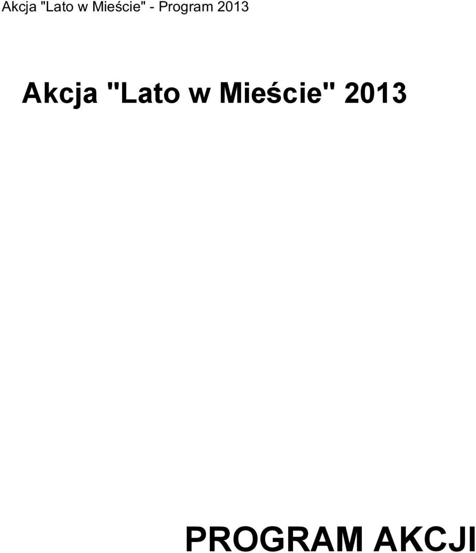 Mieście"