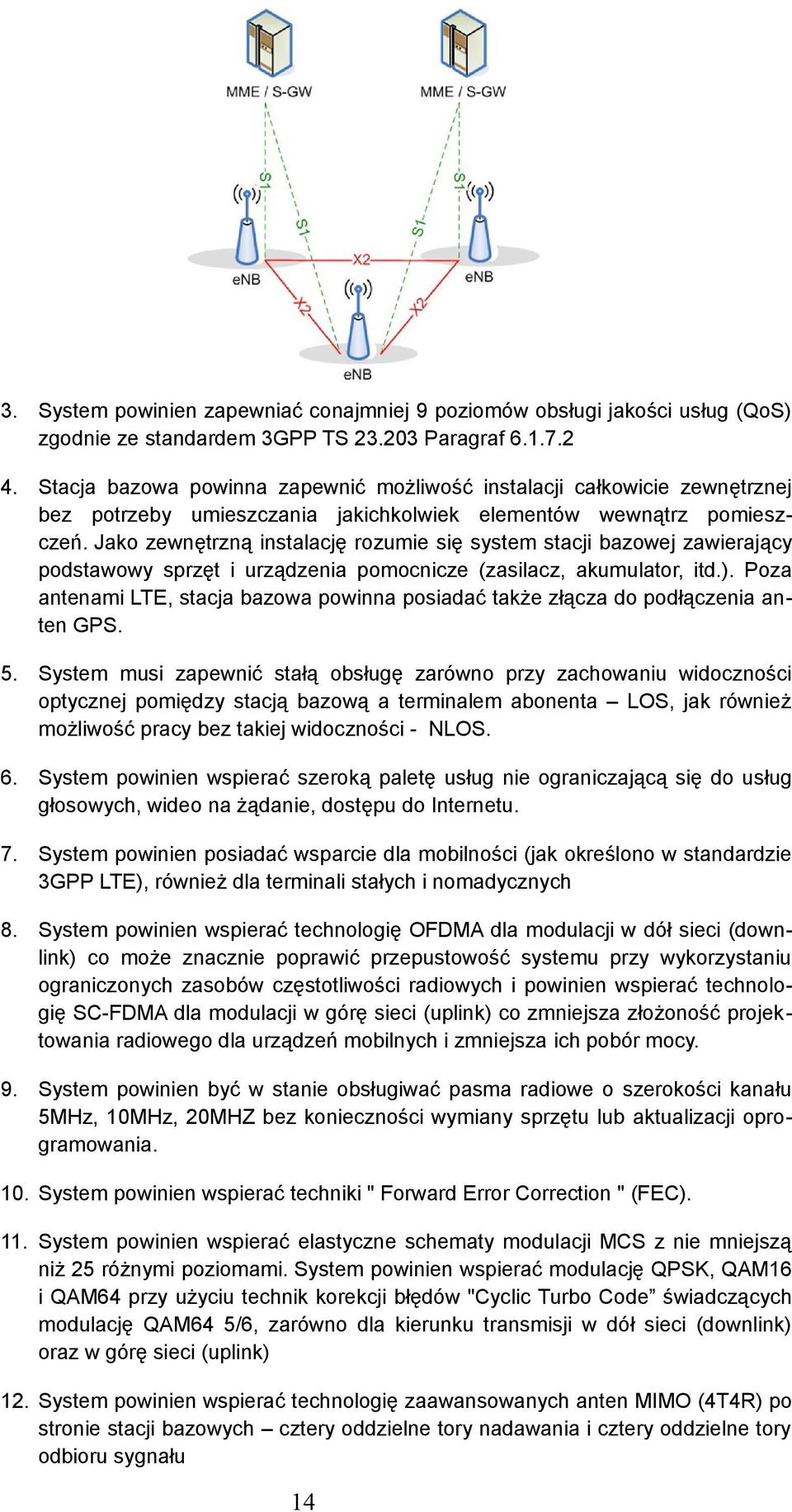 Jako zewnętrzną instalację rozumie się system stacji bazowej zawierający podstawowy sprzęt i urządzenia pomocnicze (zasilacz, akumulator, itd.).