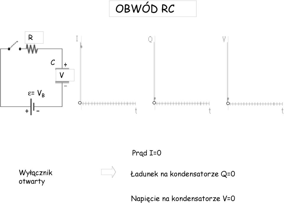 Ładunek na kondensatorze