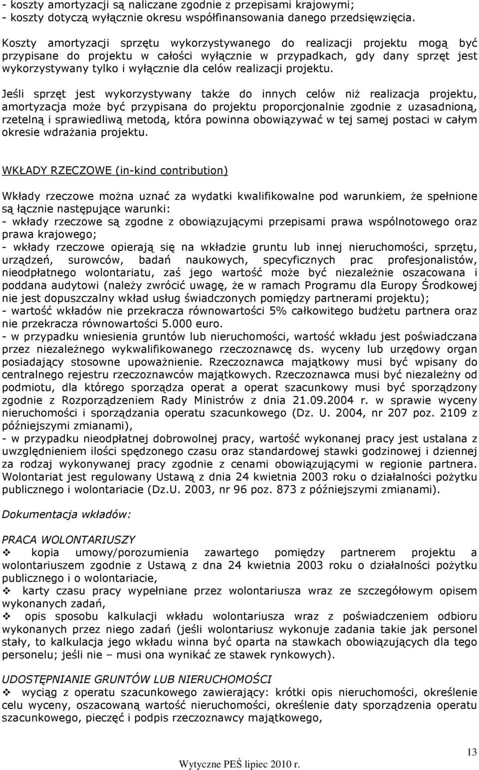 realizacji projektu.